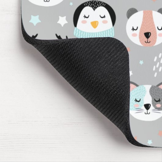 Wintertiere Mousepad (Ecke)