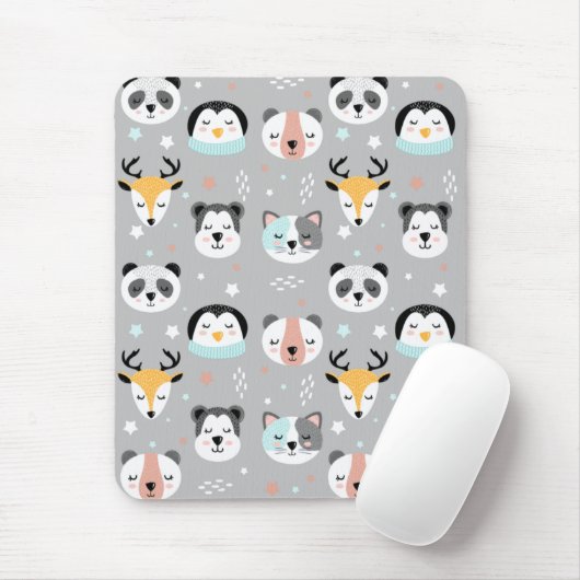 Wintertiere Mousepad (Mit Mouse)
