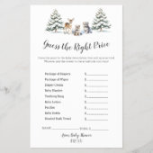 Wintertiere schätzen den richtigen Preis Flyer (Vorne)