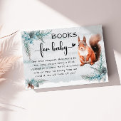 Wintertiere Schneeballschuhbücher für Baby Begleitkarte