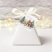 Wintertiere Snowy Forest Baby Dusche Geschenkanhänger