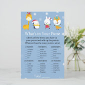 Wintertiere Was ist in deinem Handschuhspiel? (Stehend Vorderseite)