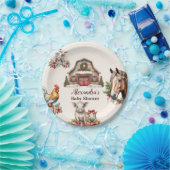 Wintertiere Weihnachten Pappteller (Party)