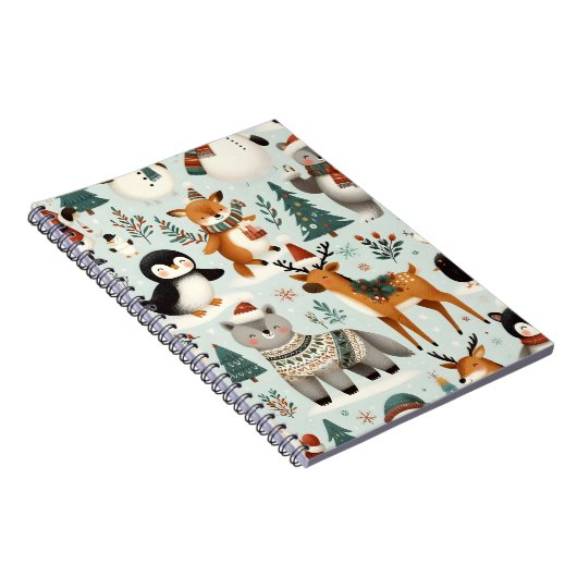 Wintertierheft Notizblock (Rechte Seite)