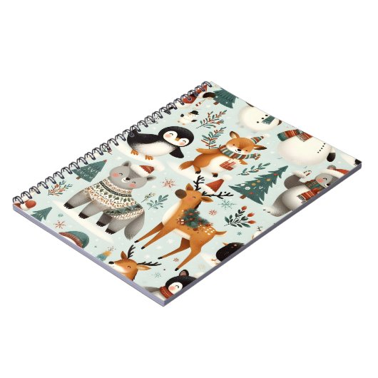 Wintertierheft Notizblock (Linke Seite)