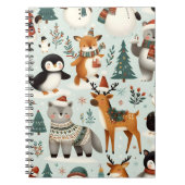 Wintertierheft Notizblock (Vorderseite)