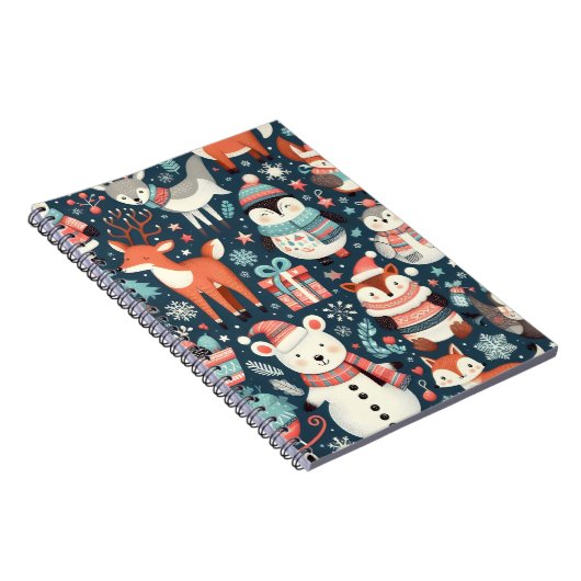 Wintertierheft Notizblock (Rechte Seite)