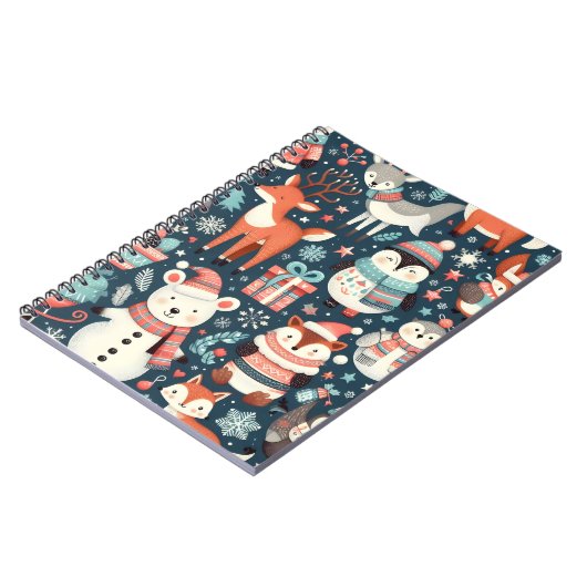 Wintertierheft Notizblock (Linke Seite)