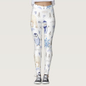 Wintertierklassiker Leggings (Vorderseite)