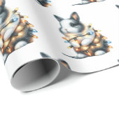 Wintertierwunder Geschenkpapier (Rolleneckpunkt)