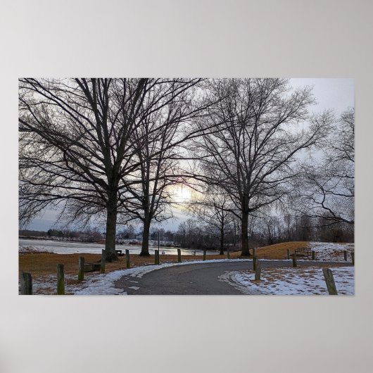 Wintertime at the Park Poster (Vorne)