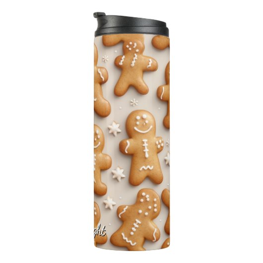 Wintertime Gingerbread Mosaic Thermosbecher (Nach rechts gedreht)