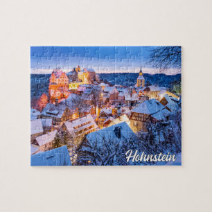 Wintertime in Hohnstein, Deutschland Puzzle