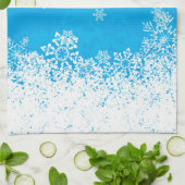 Wintertime Küche/Badetuch 16" x 24" Geschirrtuch (Gefaltet)