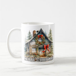 Wintertime Merry Christmas Country Cottage Kaffeetasse