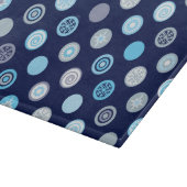 Wintertime Polka Dot Blue Cutting Board Schneidebrett (Ecke)
