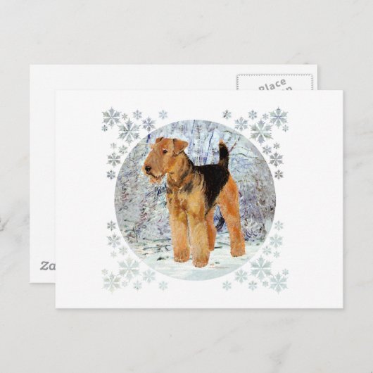 Wintertime Postkarte (Vorne/Hinten)