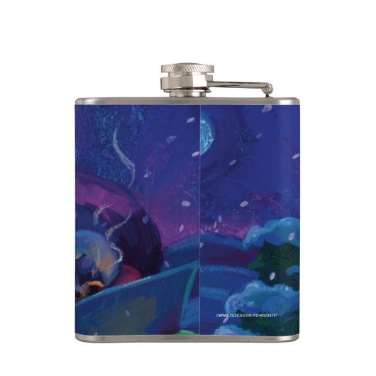 Wintertime Reading Flachmann (Rückseite)