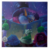 Wintertime Reading Fliese (Vorderseite)