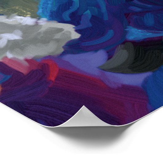 Wintertime Reading Poster (Ecke)