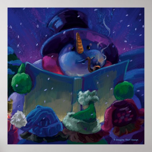 Wintertime Reading Poster (Vorne)