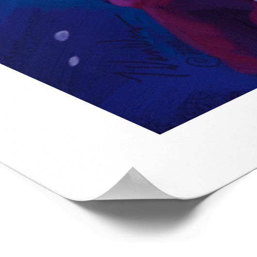 Wintertime Reading Poster (Ecke)