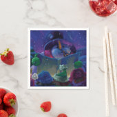 Wintertime Reading Serviette (Beispiel)