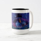 Wintertime Reading Zweifarbige Tasse (VorderseiteRechts)