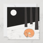 Wintertime- Schlaffox - Illustration (Vorderseite)