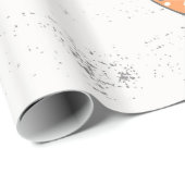 Wintertime- Schlaffox - Illustration Geschenkpapier (Rolleneckpunkt)