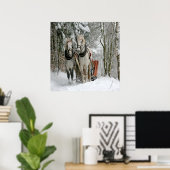 Wintertime Sleigh Ride Poster (Heimbüro)