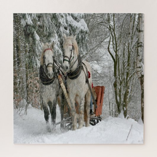 Wintertime Sleigh Ride Puzzle (Vertikal)
