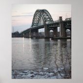 Wintertime Tacony-Palmyra Bridge Poster (Vorne)