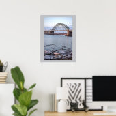 Wintertime Tacony-Palmyra Bridge Poster (Heimbüro)