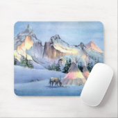 WINTERTIPI u. APPALOOSA durch SHARON SHARPE Mousepad (Mit Mouse)