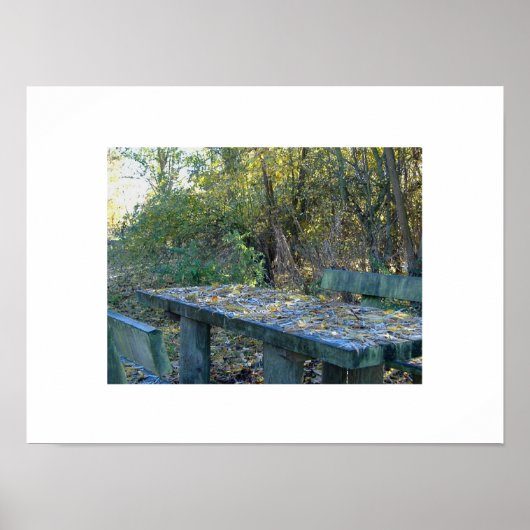 Wintertisch Poster (Vorne)