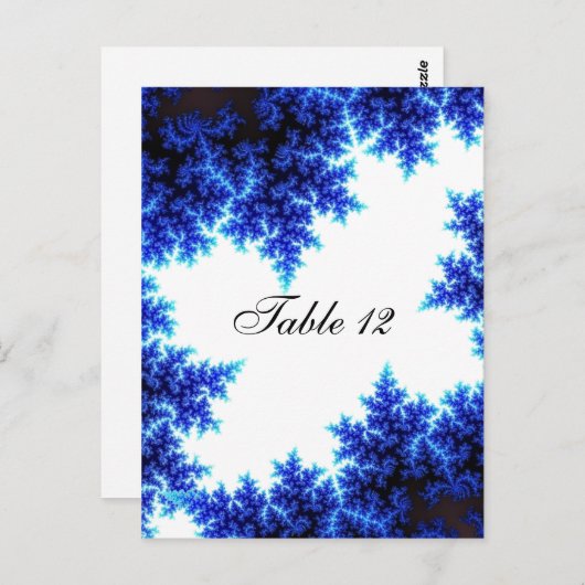 Wintertisch Postkarte (Vorne/Hinten)