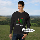 Wintertrainings-Sondertext Weihnachten Radfahrer Sweatshirt