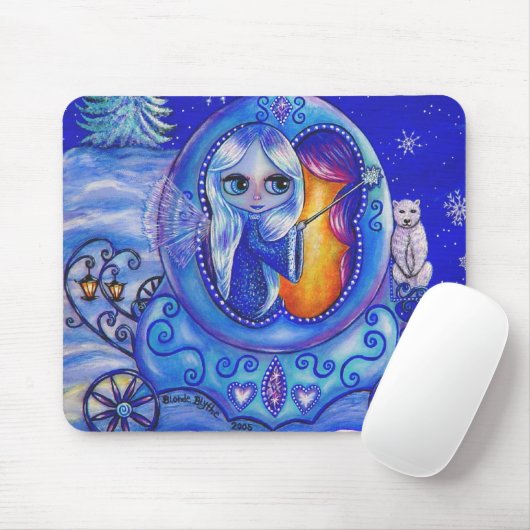 Wintertransportreise Fairy Mousepad (Mit Mouse)