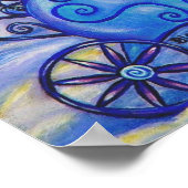 Wintertransportreise Poster (Ecke)