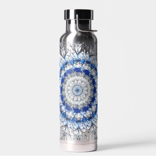 Wintertraum Abstract Wassserflasche Trinkflasche (Links)