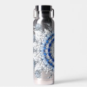 Wintertraum Abstract Wassserflasche Trinkflasche (Vorne)