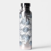 Wintertraum Abstract Wassserflasche Trinkflasche (Rechts)