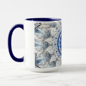 Wintertraum Abstrakte Tasse (Links)