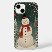 Wintertraum des Snowmanns Case-Mate iPhone Hülle (Rückseite)