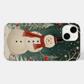 Wintertraum des Snowmanns Case-Mate iPhone Hülle (Rückseite (Horizontal))