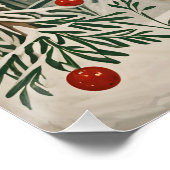 Wintertraum des Snowmanns Poster (Ecke)