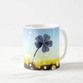 Wintertraum im Lavendel Kaffeetasse (VorderseiteRechts)
