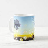 Wintertraum im Lavendel Kaffeetasse (Vorderseite Links)