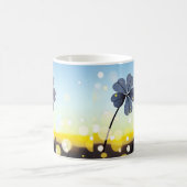 Wintertraum im Lavendel Kaffeetasse (Mittel)